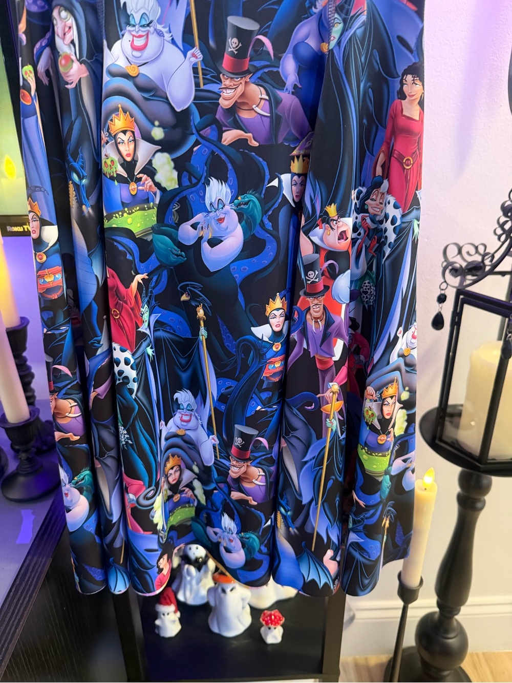 Blackmilk Disney Villans VS Princesses inside out reversible skater dress SM - Picture 5 of 8